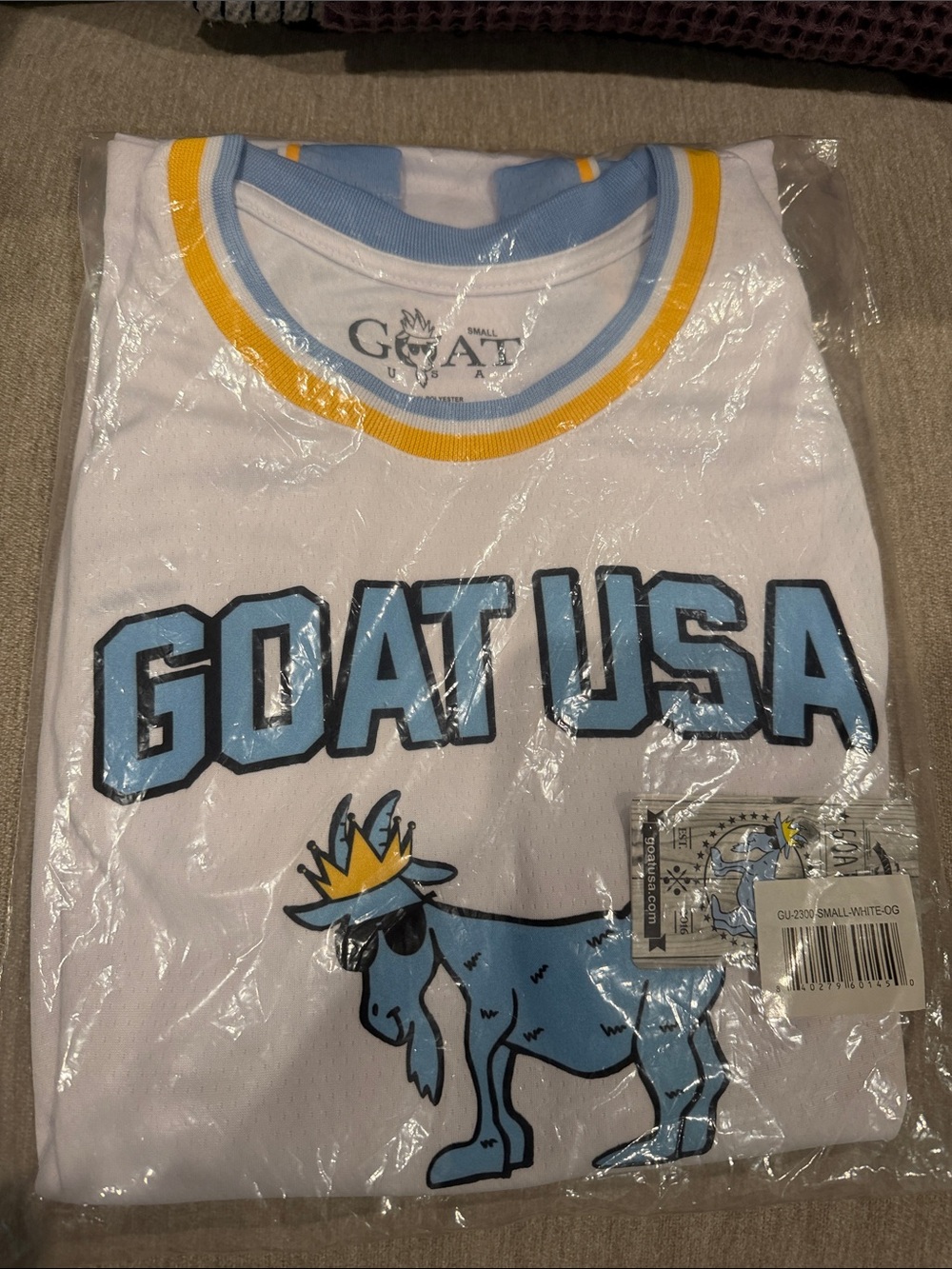 GOAT USA Men’s Graphic Basketball Jersey